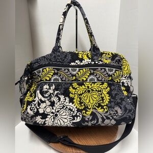 Vera Bradley Retired Pattern “Baroque” Duffle Overnight Weekender w Strap
